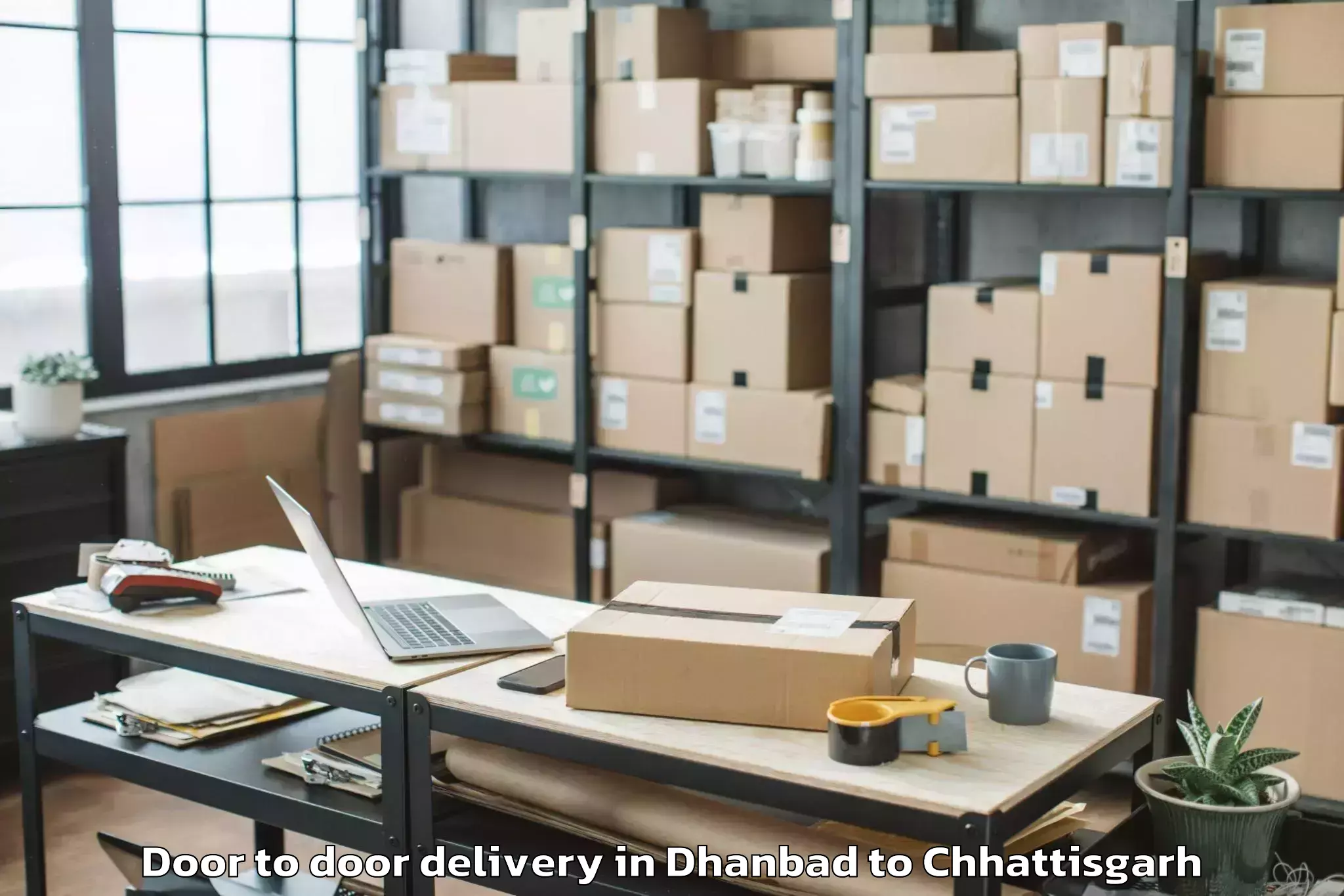 Book Dhanbad to Abhilashi University Raipur Door To Door Delivery Online